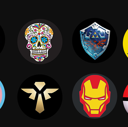 Pictured Circle Cufflinks