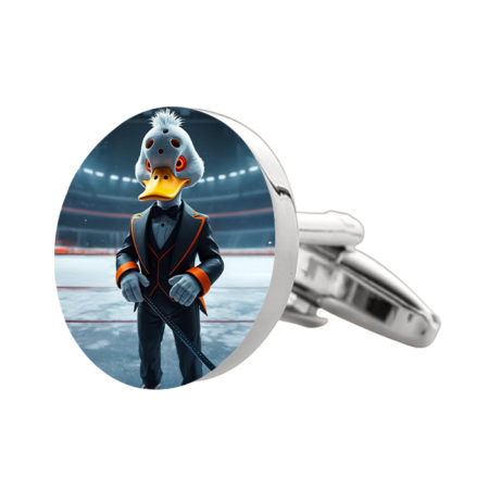 Anaheim Ducks Cufflinks by Suitux (Circle)