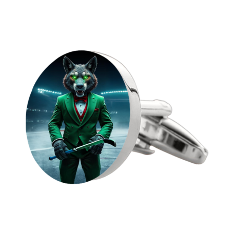 Minnesota Wild Cufflinks by Suitux (Circle)