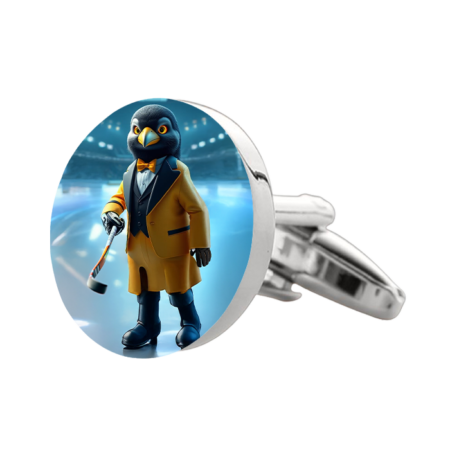 Pittsburgh Penguins Cufflinks by Suitux (Circle)