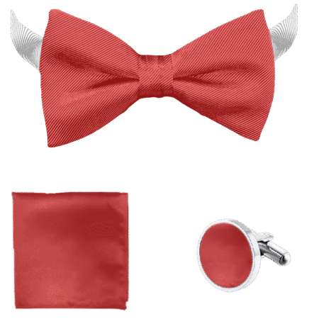 Bowtie-Pocket Square-Cufflinks