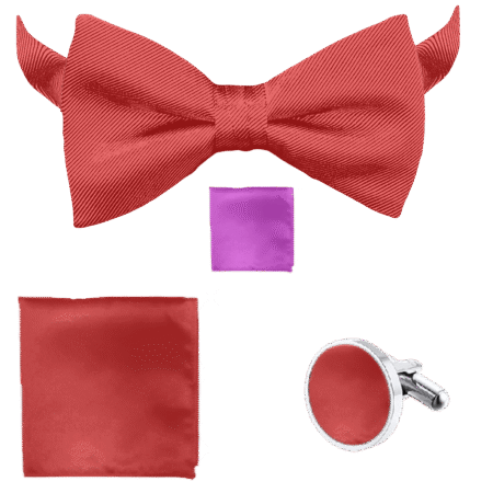 Bowtie-Pocket Square-Cufflinks-2nd Pocket Square