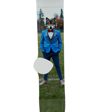 Snowflake High School Socks