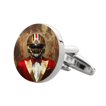 San Francisco 49ers cufflinks custom cufflinks for nfl fans