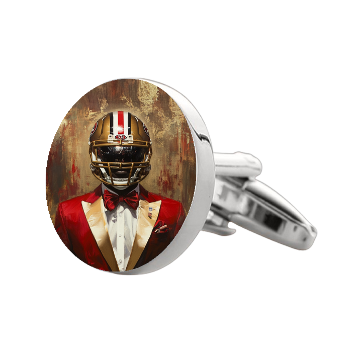 San Francisco 49ers cufflinks custom cufflinks for nfl fans