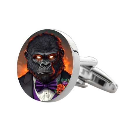 Gorilla Cufflinks – Premium Custom Cufflinks for NBA Fans