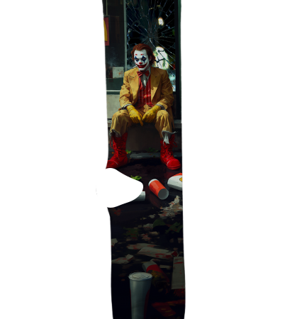 Joker Broken Glass 2 Socks