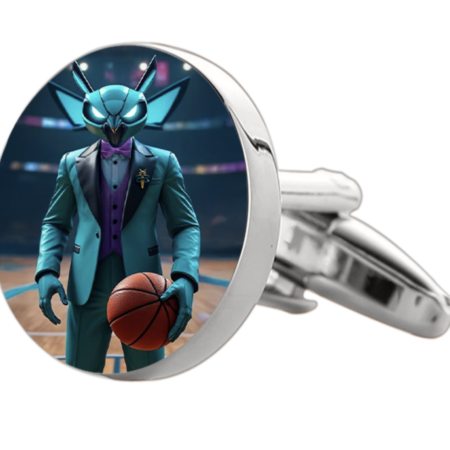 Charlotte Hornets Cufflinks – Premium Custom Cufflinks for NBA Fans