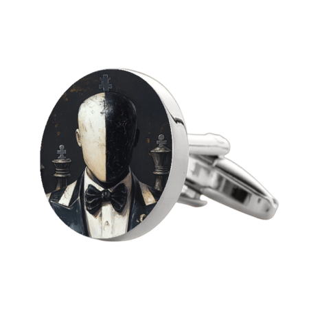 Chess 2 Cufflinks – Premium Custom Cufflinks for Chess Fans