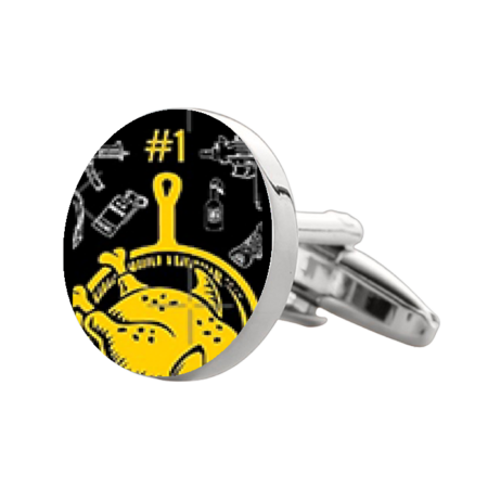 Chicken Dinner – Premium Custom Cufflinks for PUBG Fans