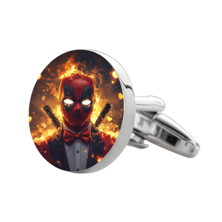 Deadpool Cufflinks – Premium Custom Cufflinks for Deadpool Fans