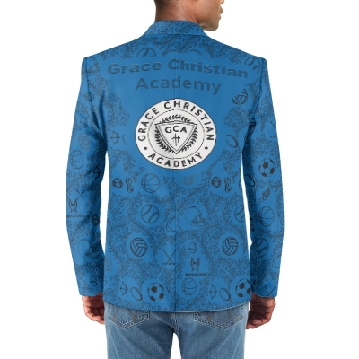 Grace Christian Academy Tuxedo Suit Blazer Coat Prom - Image 5