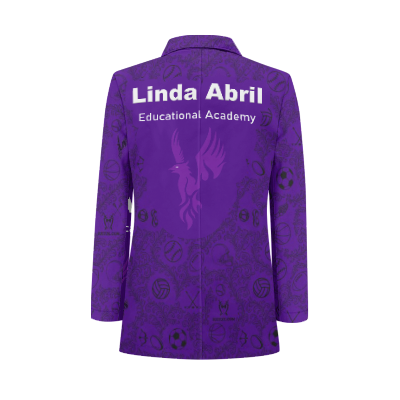 Linda Abril Educational Academy Tuxedo Suit Blazer Coat Prom