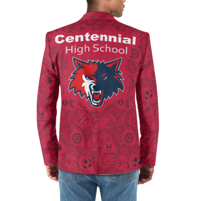 Centennial High School Tuxedo Suit Blazer Coat Prom - Image 3