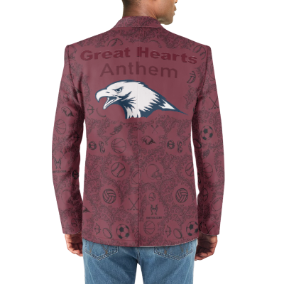 Great Hearts Anthem Tuxedo Suit Blazer Coat Prom - Image 3