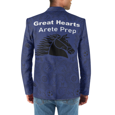 Great Hearts Arete Prep Tuxedo Suit Blazer Coat Prom - Image 3