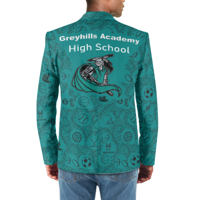 Greyhills Academy High School Tuxedo Suit Blazer Coat Prom - Image 3