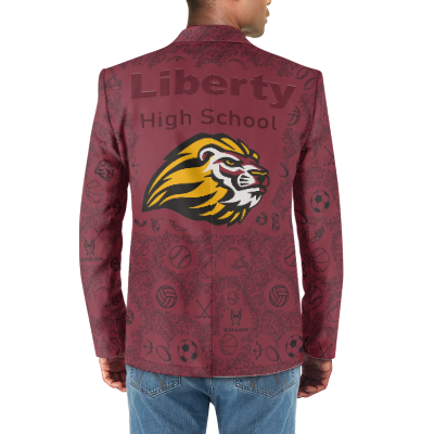 Liberty High School Tuxedo Suit Blazer Coat Prom - Image 3