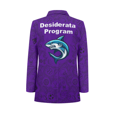 Desiderata Program Tuxedo Suit Blazer Coat Prom