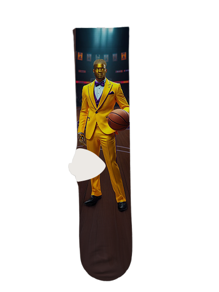 Los Angeles Lakers Socks – Premium Custom Socks for NBA Fans