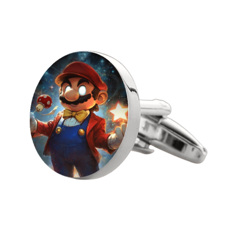 Super Mario 1 Cufflinks – Premium Custom Cufflinks for Mario Fans