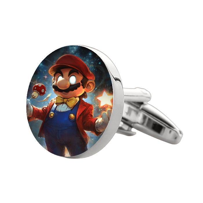Super Mario 1 Cufflinks – Premium Custom Cufflinks for Mario Fans