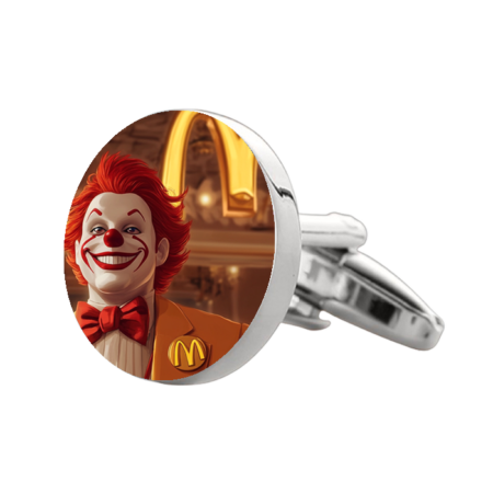 Mcdonald 3 Cufflinks – Premium Custom Cufflinks for Mcdonald Fans