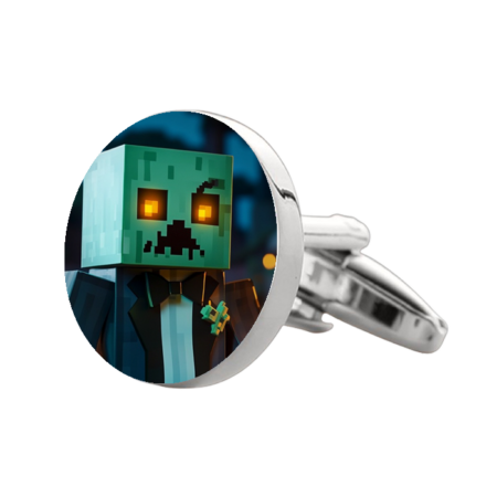 Minecraft 1 Cufflinks – Premium Custom Cufflinks for Minecraft Fans
