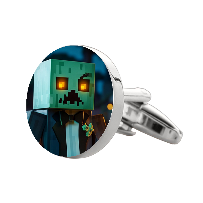 Minecraft 1 Cufflinks – Premium Custom Cufflinks for Minecraft Fans