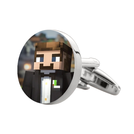 Minecraft 2 Cufflinks – Premium Custom Cufflinks for Minecraft Fans