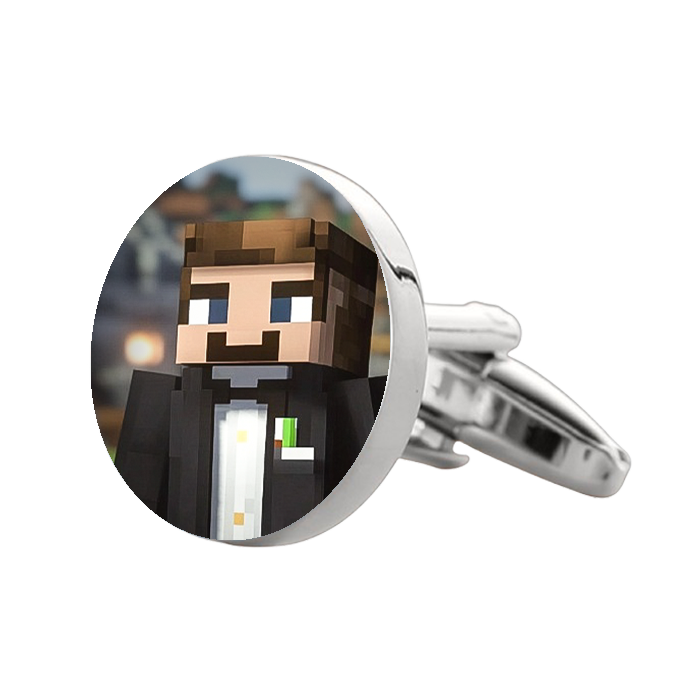 Minecraft 2 Cufflinks – Premium Custom Cufflinks for Minecraft Fans
