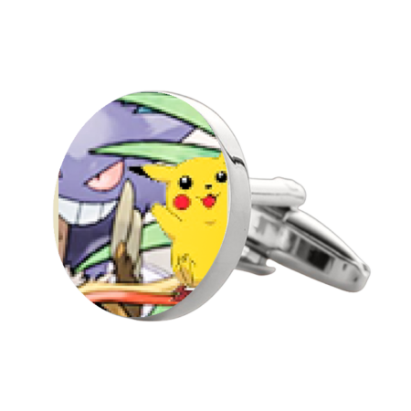 Pikachu 2 Cufflinks – Premium Custom Cufflinks for Pokemon Fans