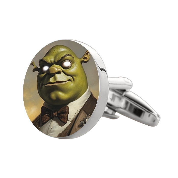 Shrek 1 Cufflinks – Premium Custom Cufflinks for Shrek Fans