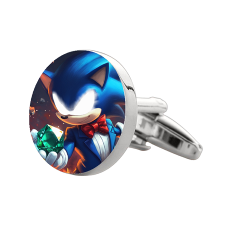 Sonic 2 Cufflinks – Premium Custom Cufflinks for Sonic Fans