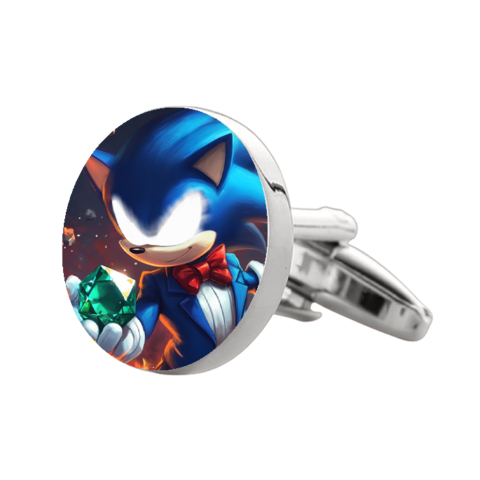 Sonic 2 Cufflinks – Premium Custom Cufflinks for Sonic Fans