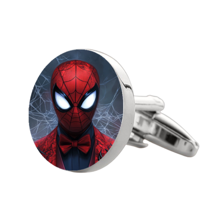 Spider Man 1 Cufflinks – Premium Custom Cufflinks for Marvel Fans