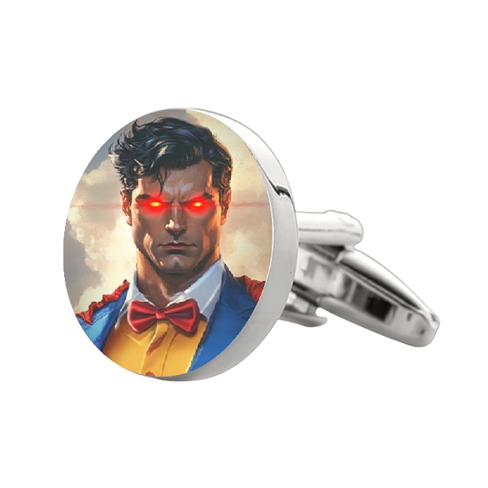 Superman Cufflinks – Premium Custom Cufflinks for Super Man Fans