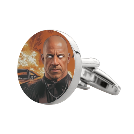 Vin Diesel Cufflinks – Premium Custom Cufflinks for Vin Diesel Fans