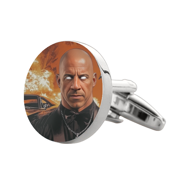 Vin Diesel Cufflinks – Premium Custom Cufflinks for Vin Diesel Fans