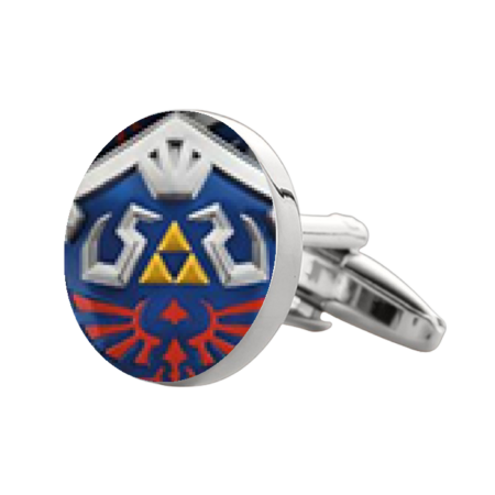 Zelda Hylian Shield Cufflinks – Premium Custom Cufflinks for Zelda Fans