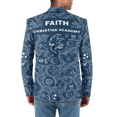 Faith Christian Academy Tuxedo Suit Blazer Coat Prom - Image 4