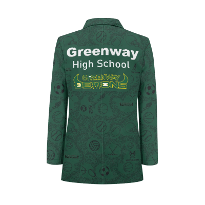 Greenway High School Tuxedo Suit Blazer Coat Prom
