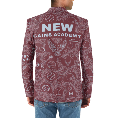 New Gains Academy Tuxedo Suit Blazer Coat Prom - Image 3