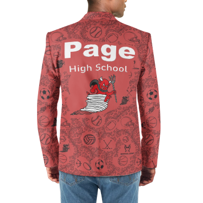 Page High School Tuxedo Suit Blazer Coat Prom - Image 4