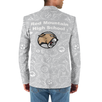 Red Mountain High School Tuxedo Suit Blazer Coat Prom - Image 3