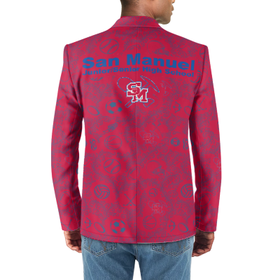 San Manuel Junior/Senior High School Tuxedo Suit Blazer Coat Prom - Image 3