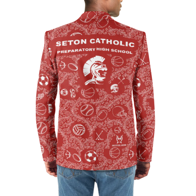 Seton Catholic Preparatory High School Tuxedo Suit Blazer Coat Prom - Image 4