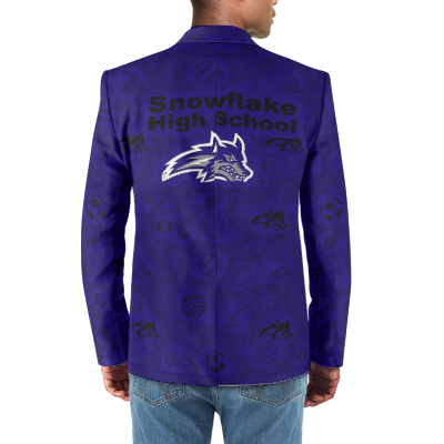 Snowflake High School Tuxedo Suit Blazer Coat Prom - Image 4