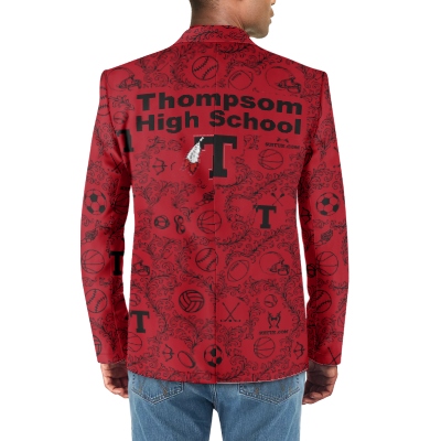 Thompson High School Tuxedo Suit Blazer Coat Prom - Image 3