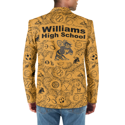 Williams High School Tuxedo Suit Blazer Coat Prom - Image 3